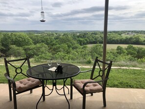 Fantastic views from the covered  back patio..