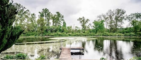 View of canal from yard