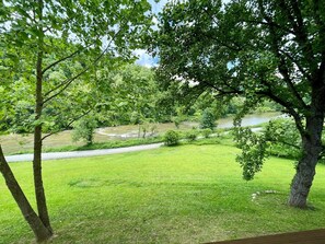 Riverfront Cabin View From Deck