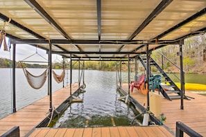 2-Story Dock | Kayaks | Life Jackets