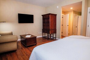 Bedroom to Sitting Area and TV