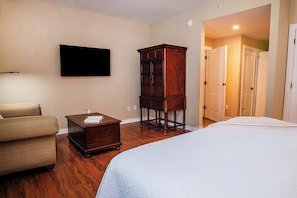 Bedroom to Sitting Area and TV