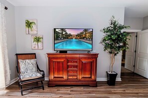 55 inch TV in Main Area