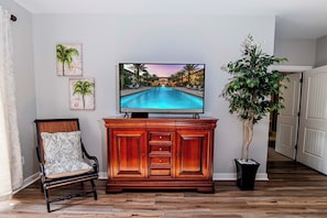 55 inch TV in Main Area