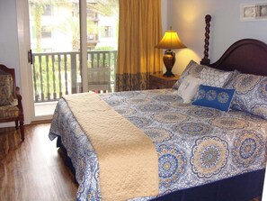 Bed to Private Balcony