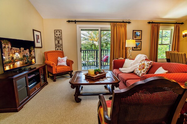 Living Area to Private Balcony