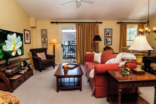 Living Area to Private Balcony