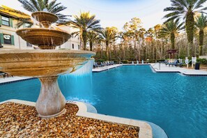 Resort style amenities are just steps away from the condo