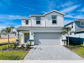 single house with garage