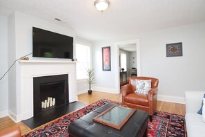 Living room and Roku TV