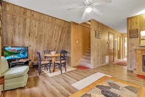 Dinning table for four in the living area