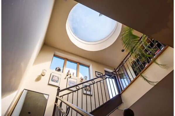 The fabulous skydome, our home's centerpiece