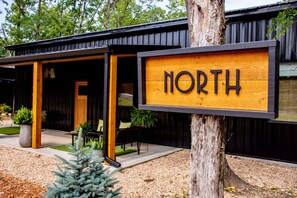 The roadside of the North house.