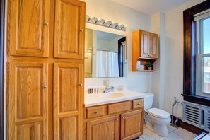 Bathroom with plenty of storage space!