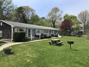 Outdoor dining area
