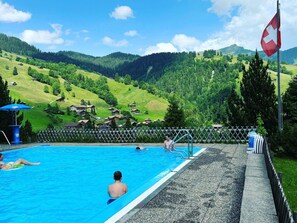 Water, Cloud, Sky, Mountain, Nature, Plant, Swimming Pool, Tree, Body Of Water, Leisure