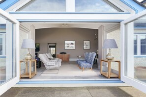 The living room at Pen y Bryn, Abersoch