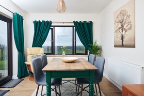 dining area with far reaching views