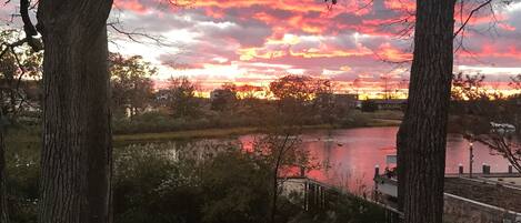 Sunset from the back deck
