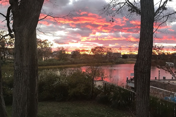 Sunset from the back deck
