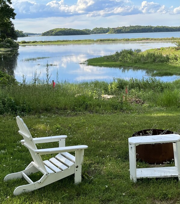 Backyard high tide