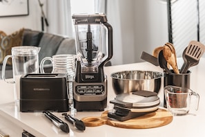 Everything you may need to cook a full meal or just a piece of toast!