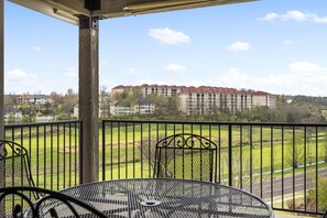 Covered Deck Area with Golf Course View