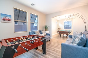 Game Room | 1st Floor | Foosball Table | Pool Table