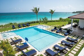 Our oceanfront heated pool!