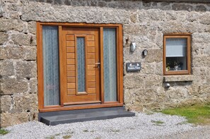 Front door and Kitchen window
