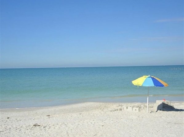 Beach less than 100 yards away! Two beach chairs with shade canopy & umbrella.