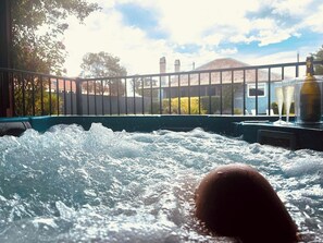 Hot tub with a view