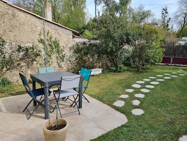 coin jardin (salon de jardin extensible)