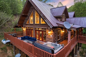 Spend time on the large deck while BBQ'ing