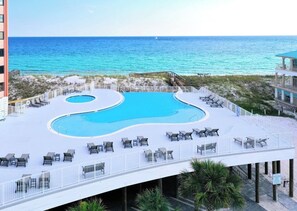 3min walk to infinity edge pool with stunning view of the Emerald Coastline. 
