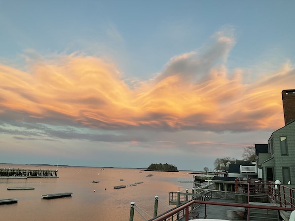 Vue depuis l’hébergement