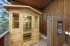 Outdoor Sauna and Shower