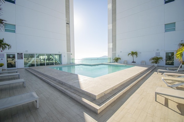 Common Area Pool with Ocean Views