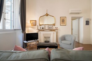 Living room with furnishing details