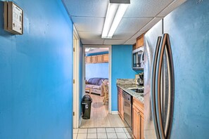 Hallway | 5th-Floor Unit | Single-Story Condo