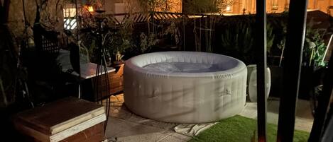 jacuzzi a bulles, chauffant