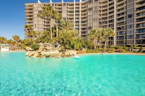 One of the 11 stunning pools at the resort