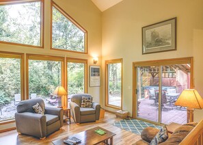 Living Room with huge windows