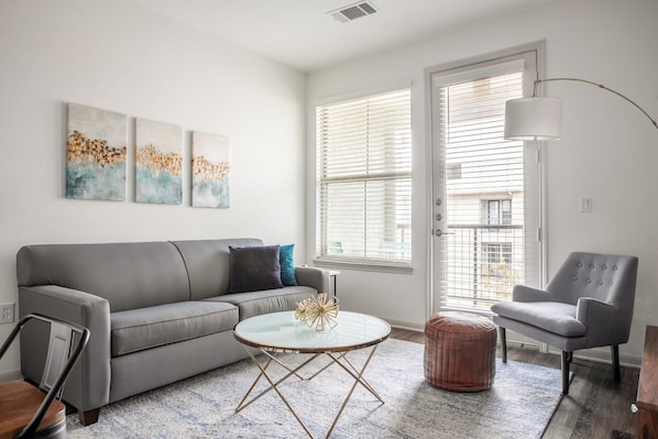 All of our units are one-of-a-kind; decor and floor plan may vary from the photos shown