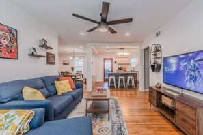 Living room with Smart TV