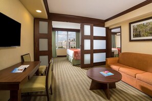 Suites has a bedroom for 2 guests and separate sleeping area for 2 more guests
