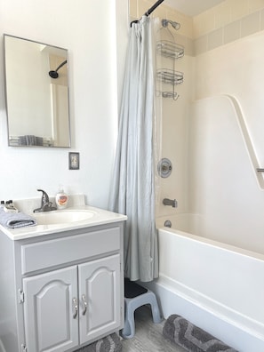 Bathroom with tub/shower combo