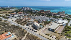 Located right by the high rise hotels