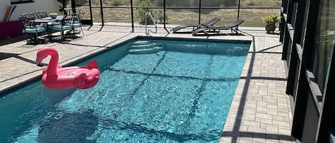 14x30 ft saltwater pool-can be heated for an additional fee (weather permitting)