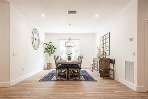 Spacious formal dining room area